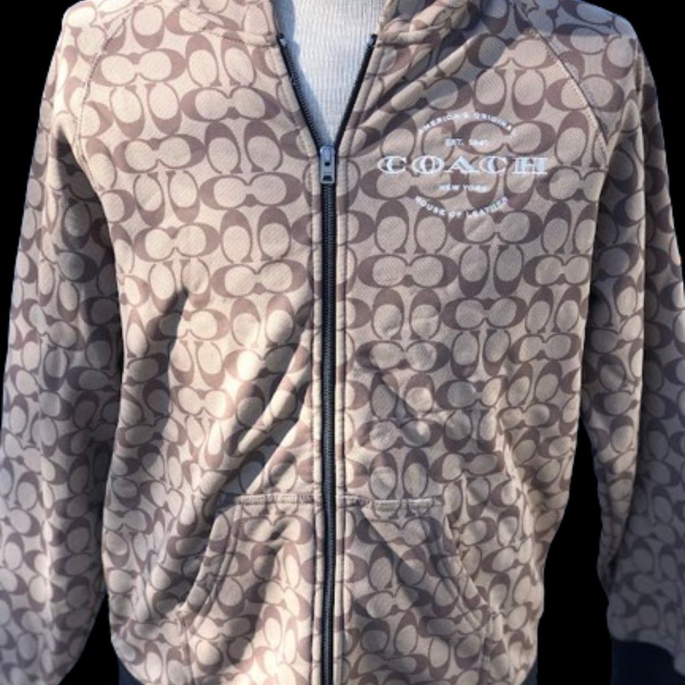 Khaki Coach Sweatshirt womens size Large
